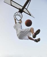 vue de joueur de basket-ball photo