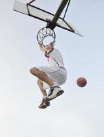 vue de joueur de basket-ball photo