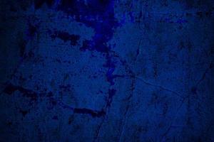 effrayant bleu foncé grunge mur béton ciment texture fond photo