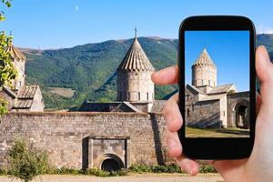 photographies touristiques du monastère de tatev en arménie photo