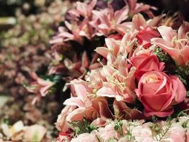 fleuri, bouquet de roses photo pro