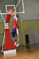 vue du match de basket photo