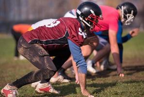 équipe de football américain en action photo