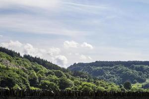 paysage d'été collines et horizon photo