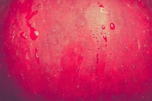 macro pomme rouge photo