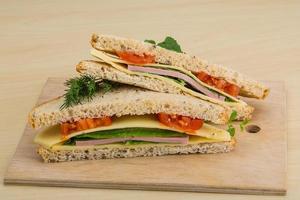 plat club sandwich photo