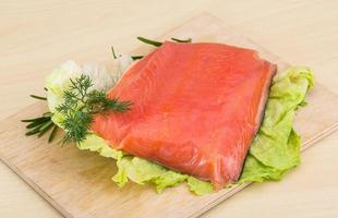 plat de saumon salé photo