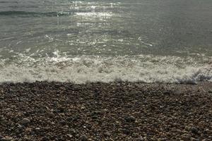 vue sur la mer côtière photo