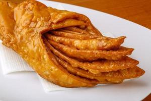 baklava dans l'assiette photo