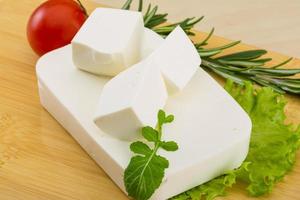 vue sur le fromage feta photo