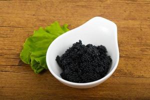 plat de caviar noir photo