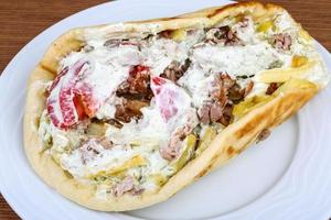 souvlaki sur bois photo