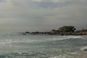 vue sur la côte de la mer photo