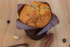 muffin sur bois photo