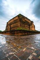 Mingun pahtodawgyi, un stupa de monument incomplet à Mingun, région de Sagaing, Myanmar photo