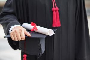 féliciter le diplômé de l'université photo