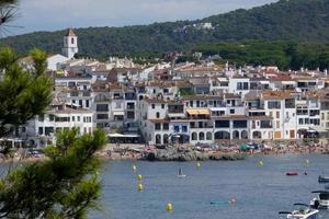 calella de palafrugell village sur la costa brava catalane, espagne photo