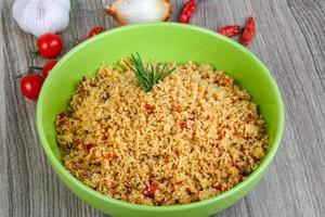 couscous sur bois photo