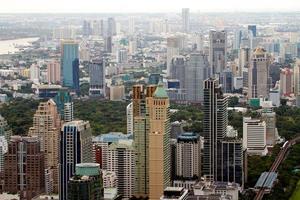 bangkok, chine, 2022 - vue sur la ville de bangkok photo