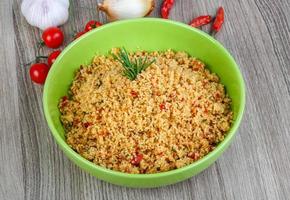 couscous sur bois photo