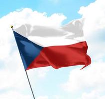 drapeau de la république tchèque photo