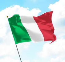 drapeau de l'italie photo