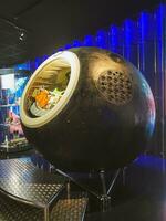 moscou, russie, 2022. musée de la cosmonautique, partie fusée, capsule photo