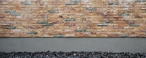 fond de texture de mur de brique en pierre photo