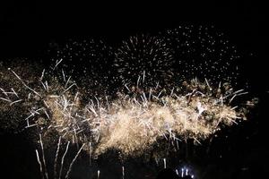 vue d'un feu d'artifice photo