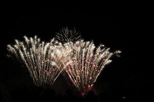 vue d'un feu d'artifice photo