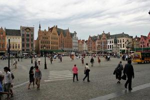 bruges en belgique en juillet 2009. une vue de la ville de bruges en belgique photo