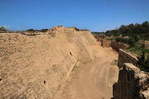 une vue de Césarée en Israël photo