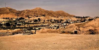 une vue de la vieille ville de jericho en israël photo