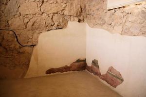 une vue de la forteresse perchée de massada en israël photo