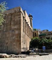 une vue sur les tombes des patriarches en hebroan photo