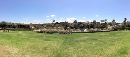 une vue de Césarée en Israël photo