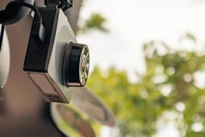enregistreur vidéo de caméra de vidéosurveillance de voiture pour la sécurité de conduite sur la route photo