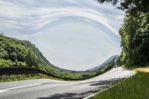 fond de paysage d'été illustration numérique photo