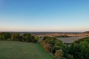 vue magnifique sur la campagne et le paysage britanniques photo