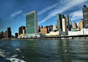 une vue panoramique de la ville de new york aux états-unis photo