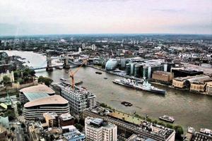 une vue aérienne de londres photo