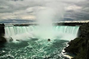 une vue sur les chutes du niagara du côté canadien photo