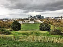 une vue de greenwich à londres photo