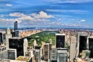 une vue panoramique de la ville de new york aux états-unis photo