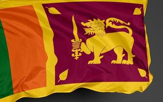 drapeau du Sri Lanka photo
