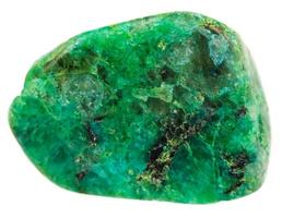 pierre minérale chrysocolle isolée photo