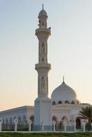 mosquée dans l'oasis de liwa, abu dhabi, émirats arabes unis photo