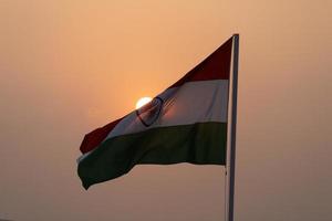 drapeau de l'inde photo