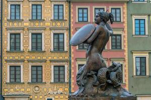 sculpture de la sirène de Varsovie photo