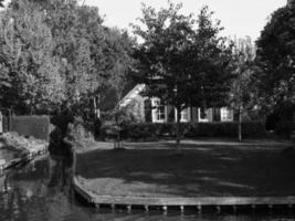 giethoorn aux pays-bas photo